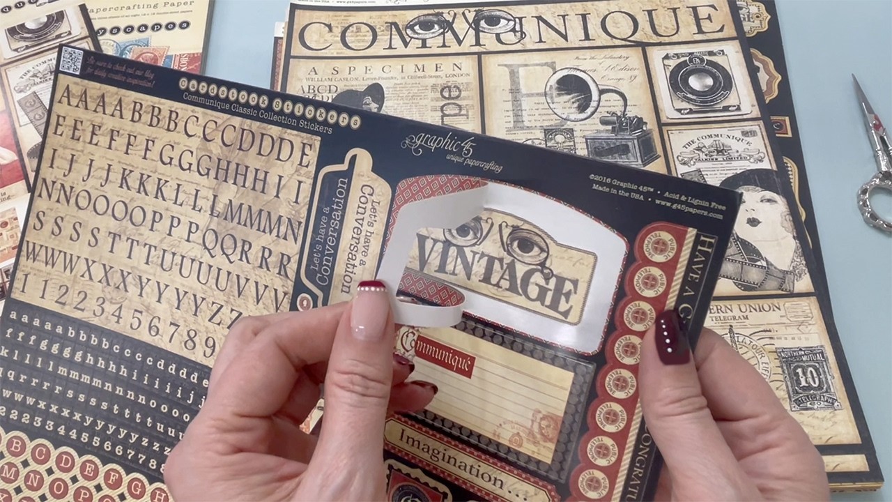 Tesoros en papel para hacer scrapbook