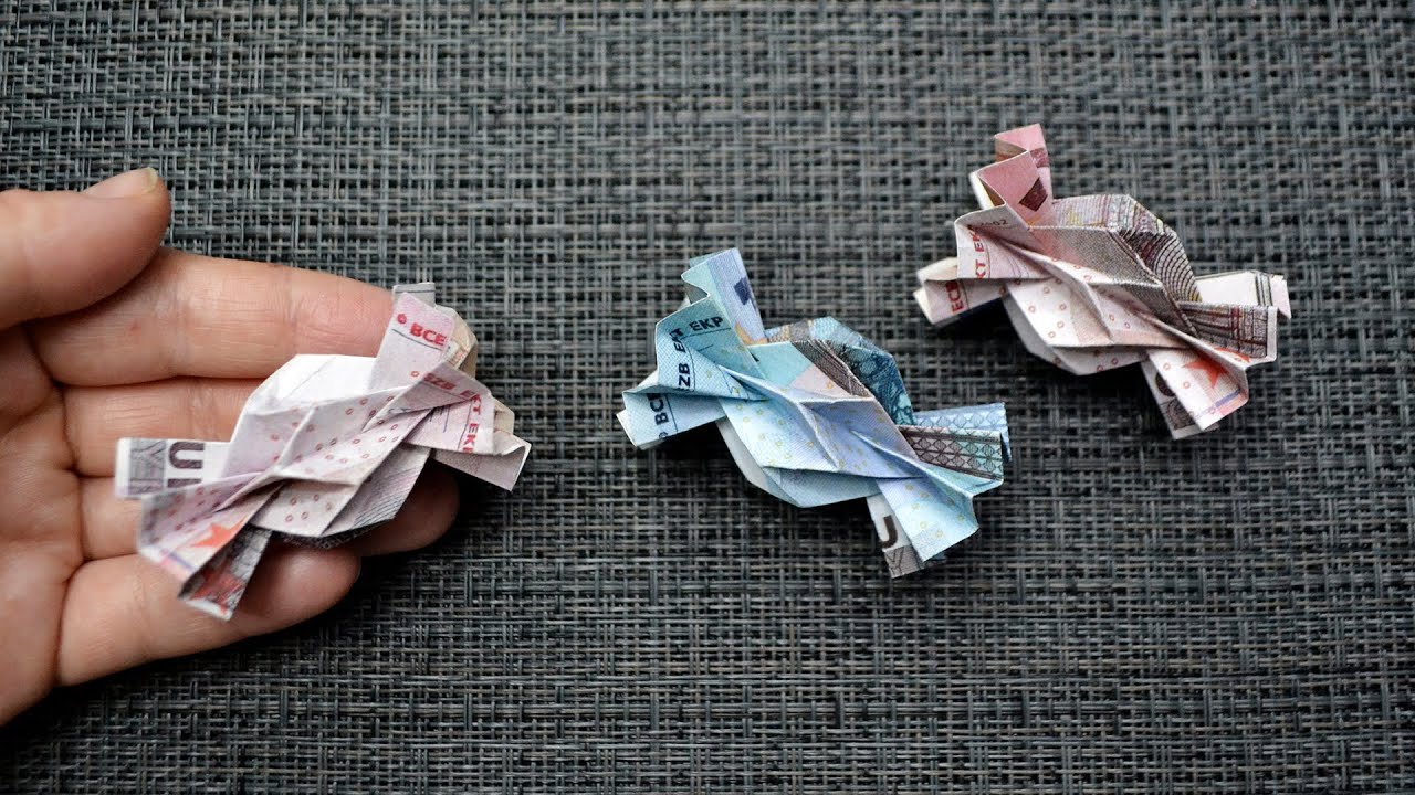 Euro BONBON | Geburtstags-Origami | Geldgeschenk GELD FALTEN | Geschenk für Kinder | Money CANDY
