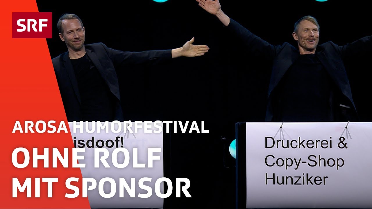 Ohne Rolf: Neu mit Sponsor | Comedy | Arosa Humorfestival | SRF