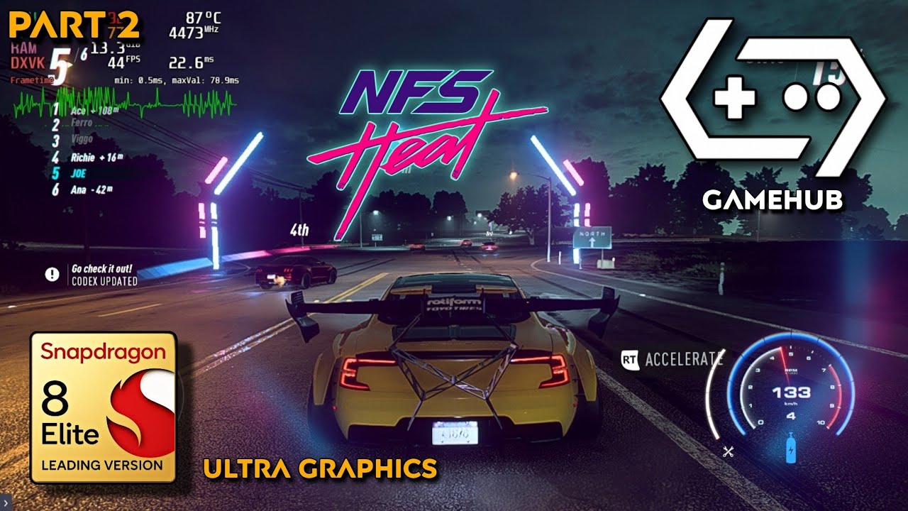 🔴Need for Speed Heat on Redmagic 10S Pro | SD 8Elite | GameHub | Just Chilling #2026