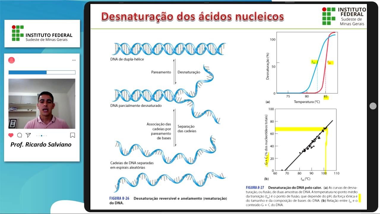 Introdução à Biologia Molecular # III - Propriedades químicas dos ácidos nucleicos (Desnaturação)