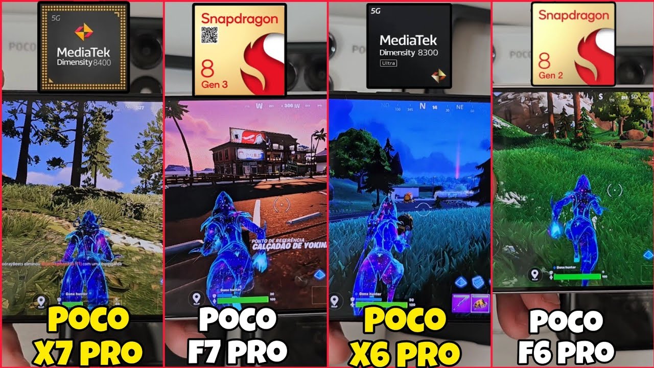 SAIU NOVA ATUALIZAÇÃO FORTNITE 60 FPS NO POCO X6 PRO VS POCO F7 PRO VS POCO X7 PRO VC POCO F6 PRO