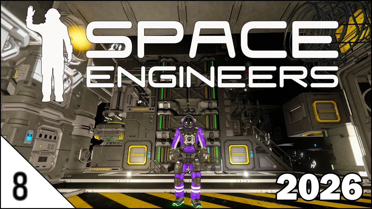 Refining and Assembling on Our Mobile Base! | Space Engineers Survival 2026 | Episode 8