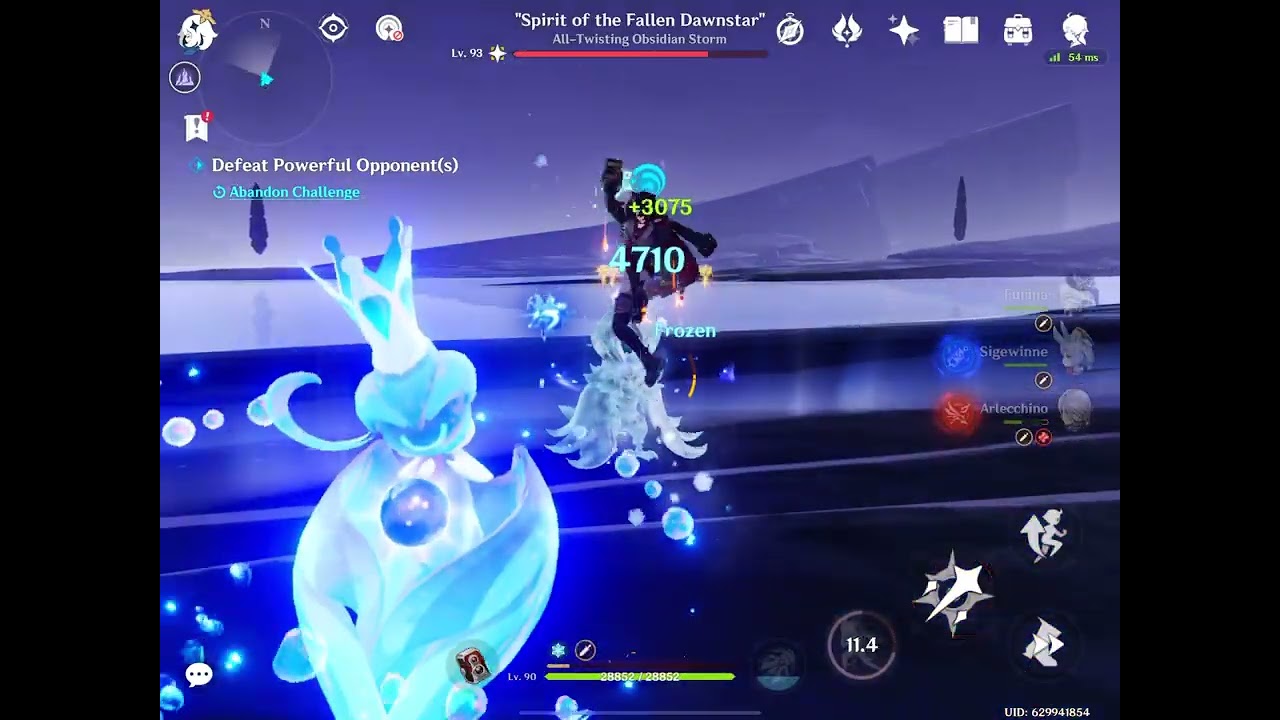How to beat Night&rsquo;s Trial; Tundra Trial (&ldquo;Spirit of the Fallen Dawnstar&rdquo;) Genshin Impact, Natlan