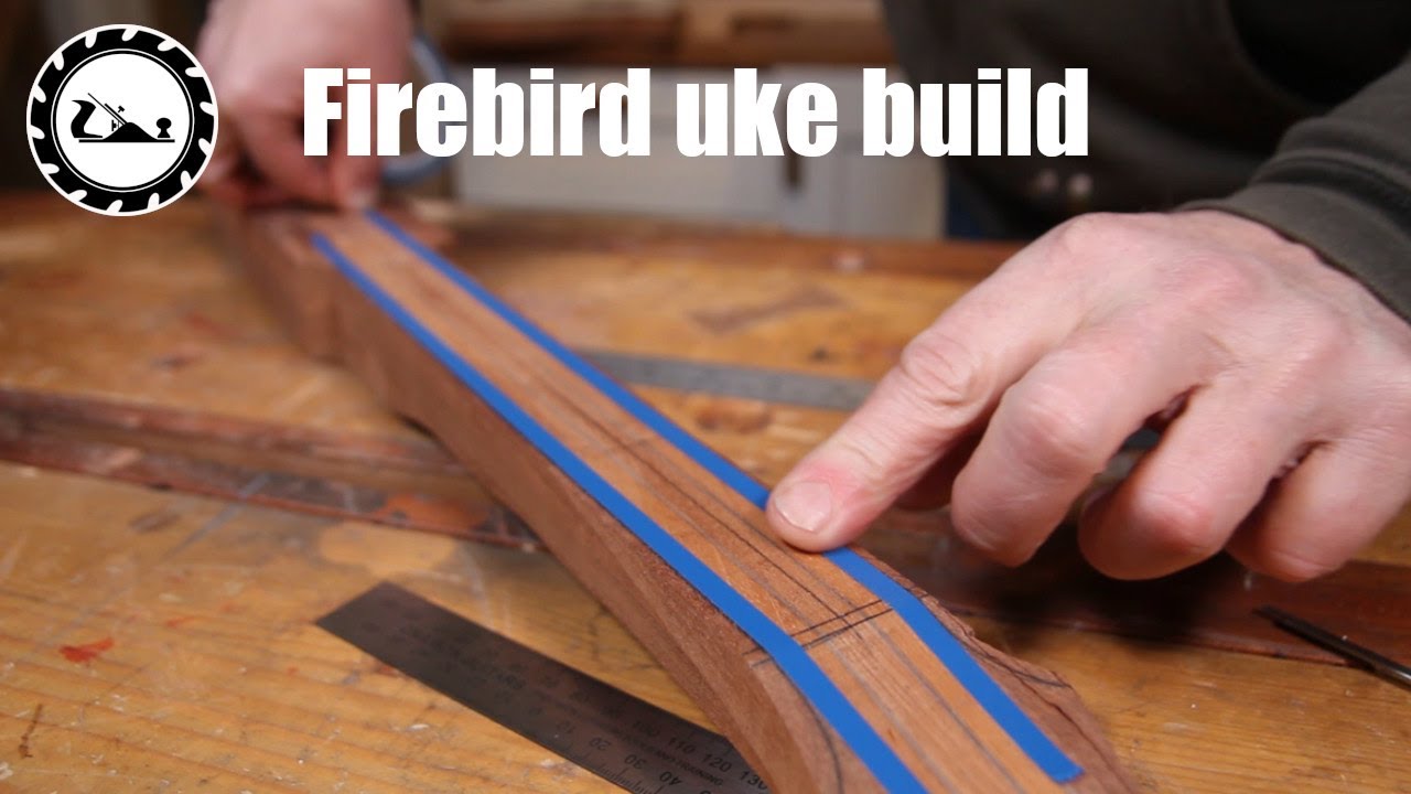 Firechick Firebird style tenor Ukulele build. Episode 2