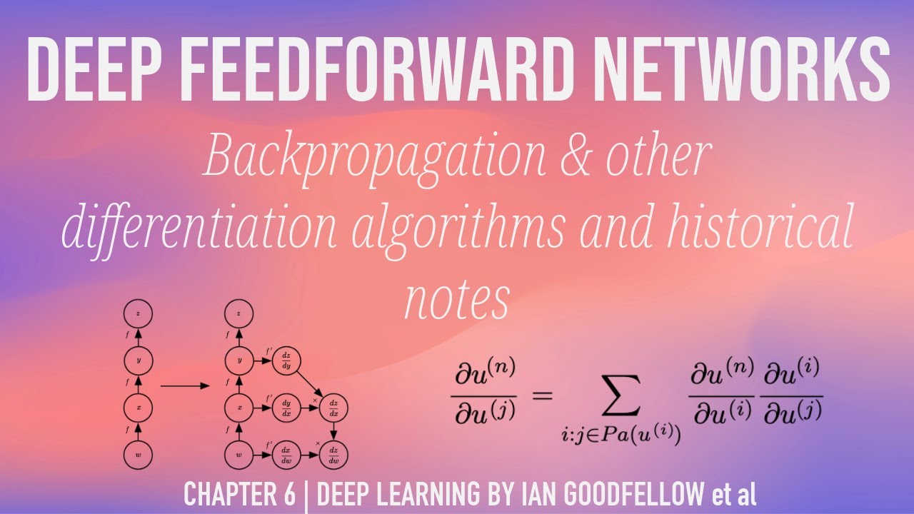 On Deep Learning by Ian Goodfellow et al: Understanding Backpropagation | Chapter 6