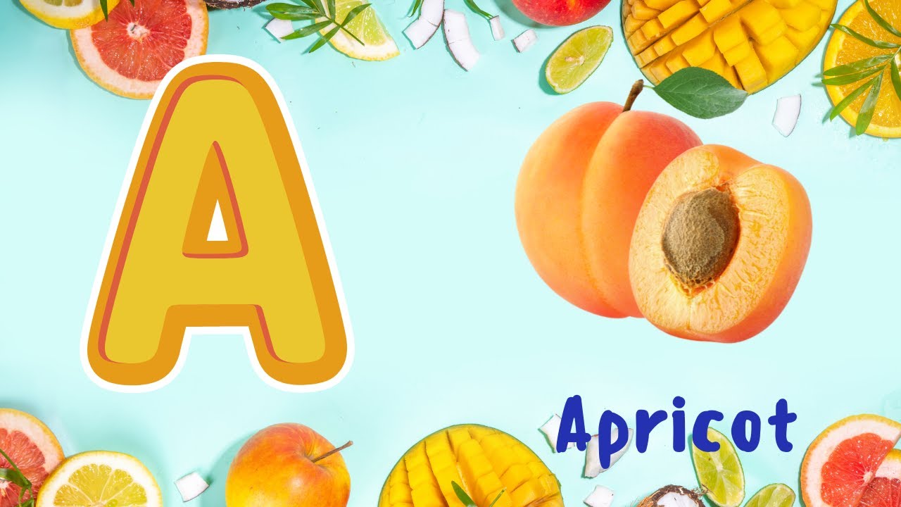 A to Z Fruits for Kids | Learn Alphabet with Fruits | ABC Fruits Video | Kids Mania