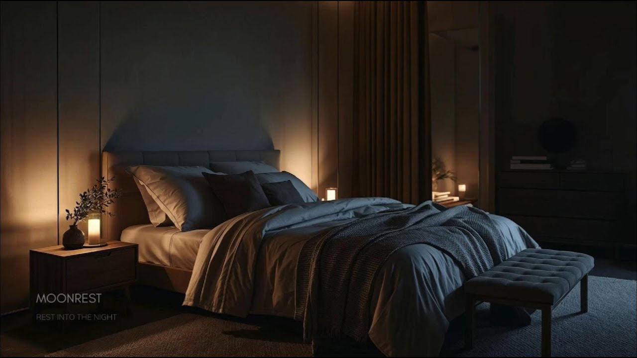 🌙 Soft Bedroom Glow at Midnight | Calm Sleep Music for Deep Rest | Moonrest Radio 🌙