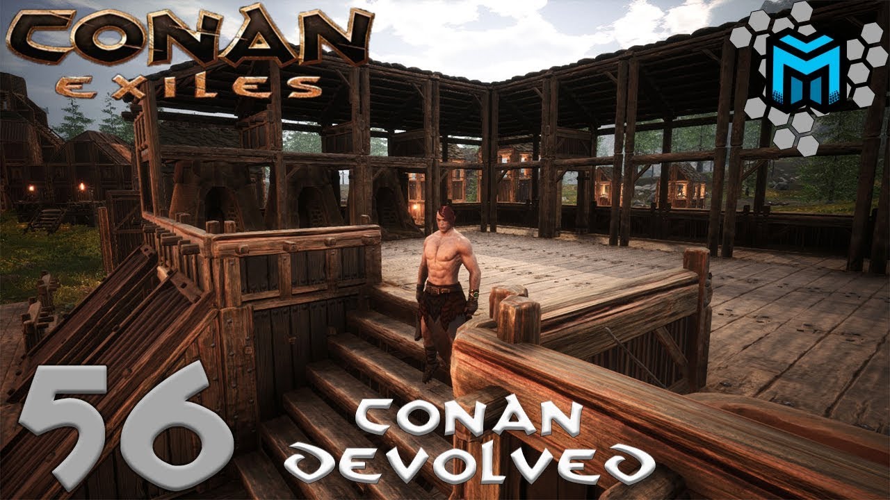 STARTING THE MARKET - AWNING TUTORIAL EP56 | Conan Exiles (Conan Devolved X03)