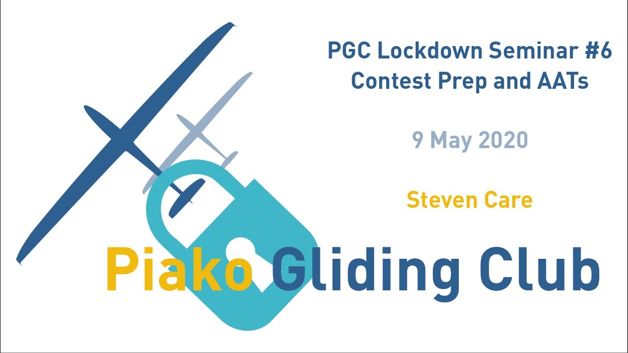 Contest Preparation and AAT Tasks : Piako Gliding Club Lockdown Video