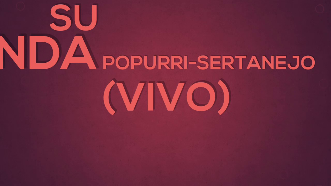 LUCIANO Y SU BANDA-Popurri-Sertanejo(vivo)