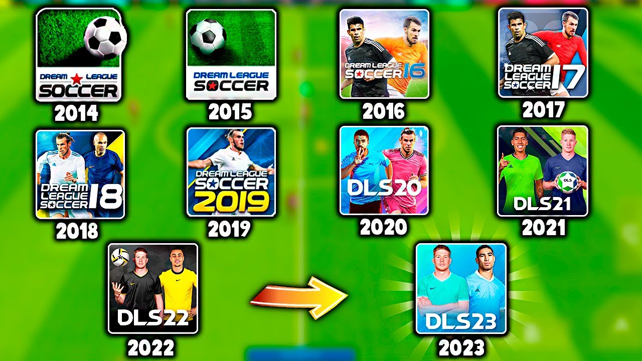 🤩EVOLUTION OF DREAM LEAGUE SOCCER (DLS 14, 15, 16, 17, 18, 19, 20, 21, 22,23)👀