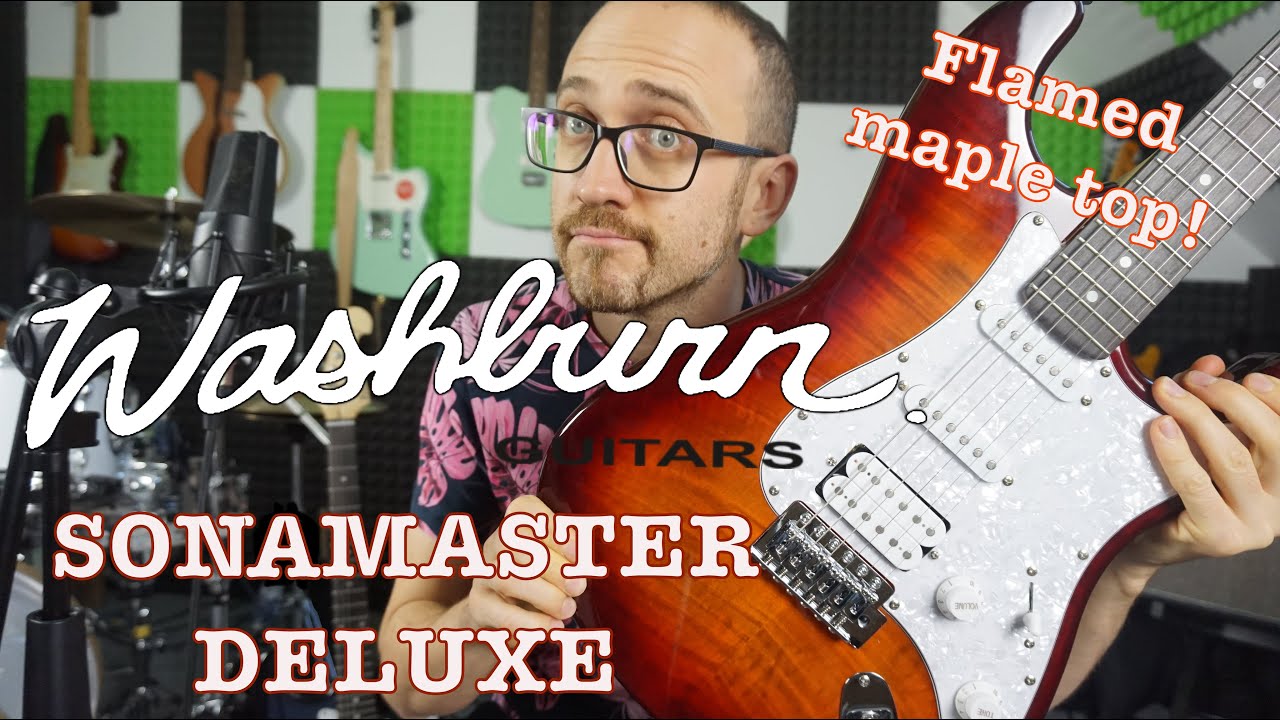 Washburn SD Sonamaster Deluxe - a'la strat z topem z płomienistego klonu!
