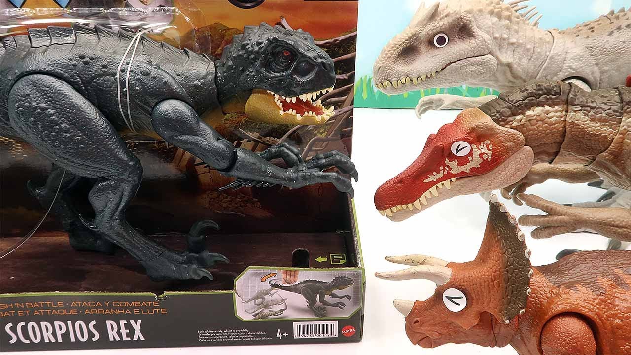 NEW Hybrid Dinosaur - Scorpios Rex! Carnotaurus, T-Rex, Velociraptor Hybrid Jurassic Dino