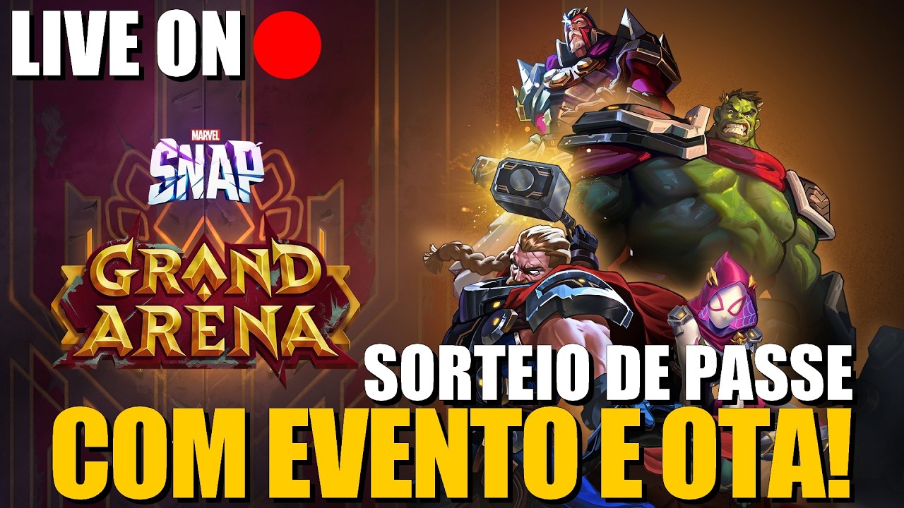 SORTEIO DE PASSE COM EVENTO E OTA! | MARVEL SNAP |