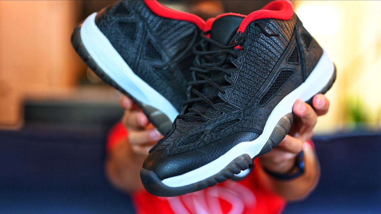 JORDAN 11 LOW IE “BRED” REVIEW & ON FEET!