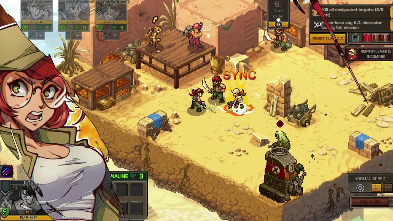 Metal Slug Tactics - General Difficulty - pt 1