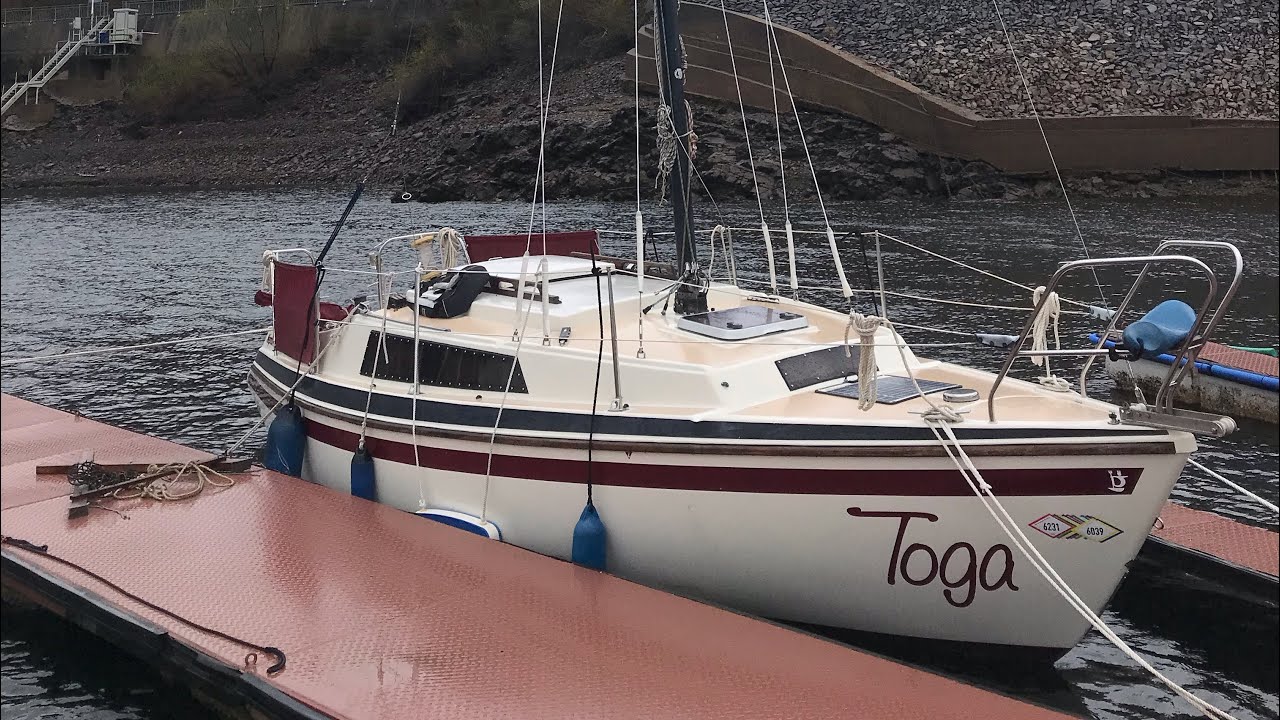 Unsere kleine Neptun 22 geht 2022 am Rursee wieder ins Wasser. Die Neptun Show mal unter Deck