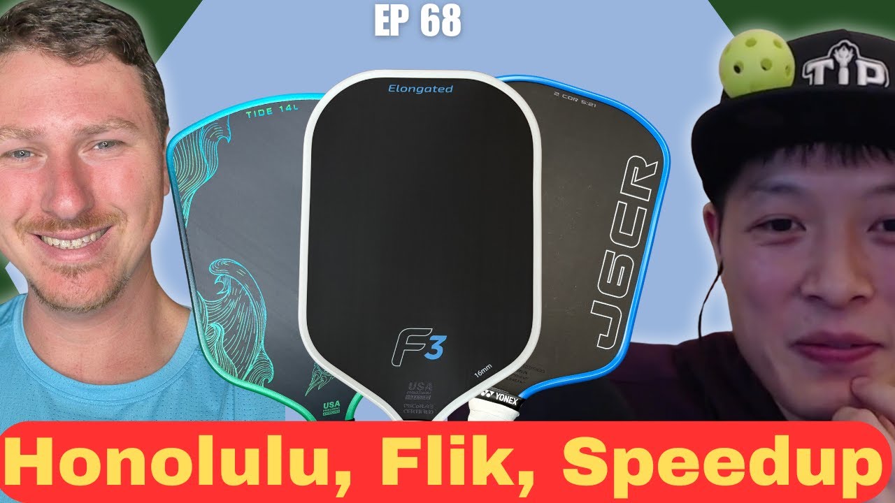 Honolulu J6CR и J2CR, Flik Triplecore, Speedup Tide и изменения в правилах пиклбола 2026 года.