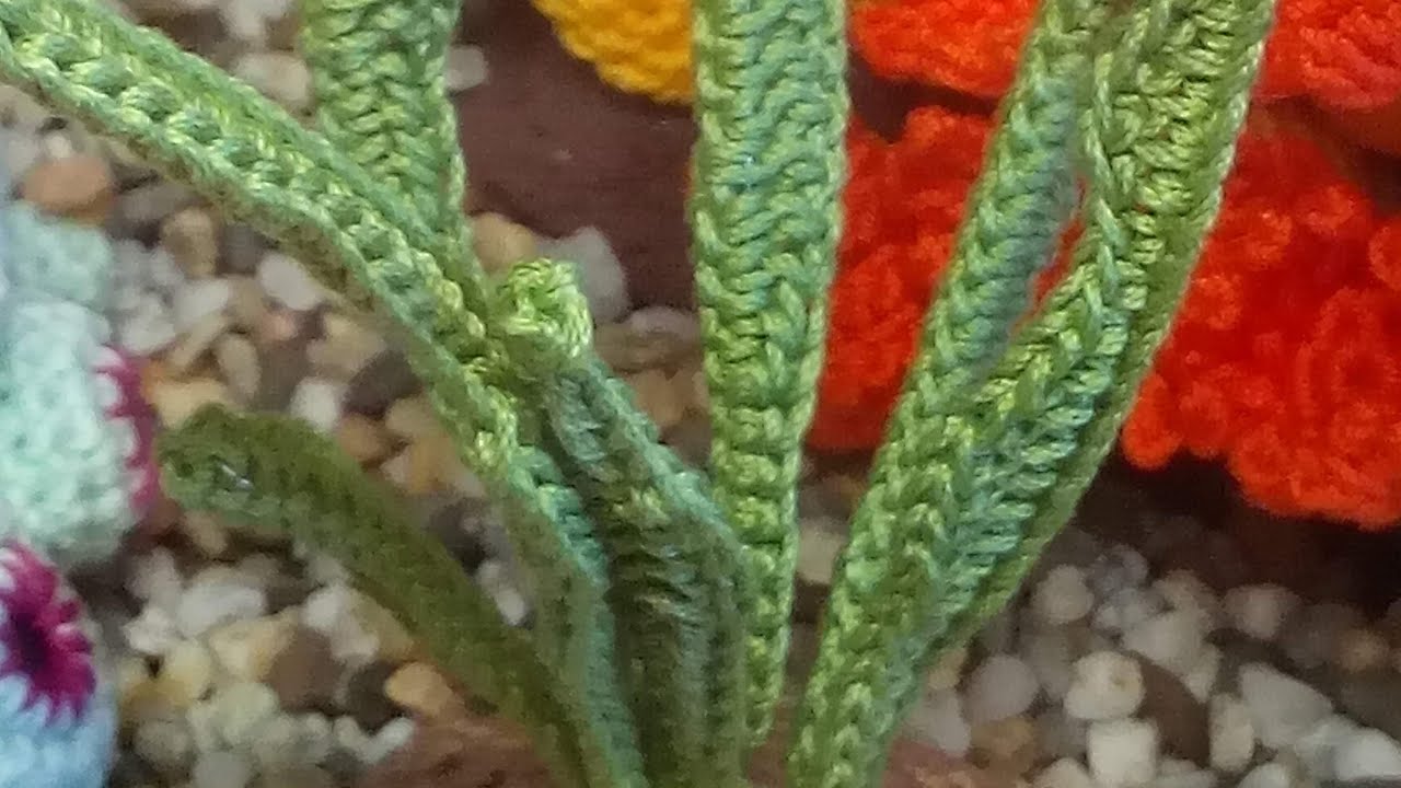 #tutorial #algamarina 1 #acquario #uncinetto - #Crochet #FishTank #seaweed