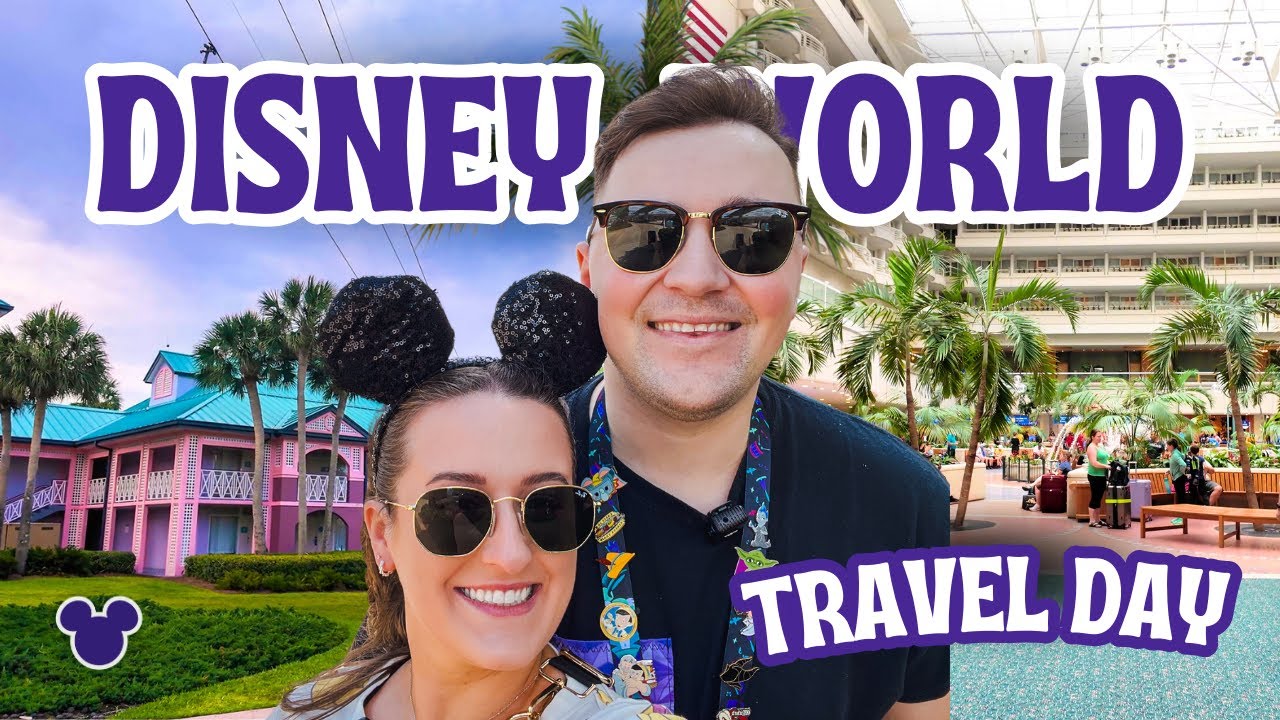 Disney World Travel Day! ✈️✨ Staying in Disney's Caribbean Beach Resort | Little Mermaid Room Tour