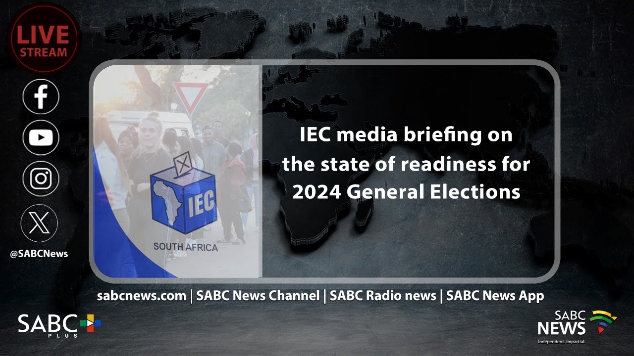 Electoral Commission media briefing on state of readiness for 2024 general elections
