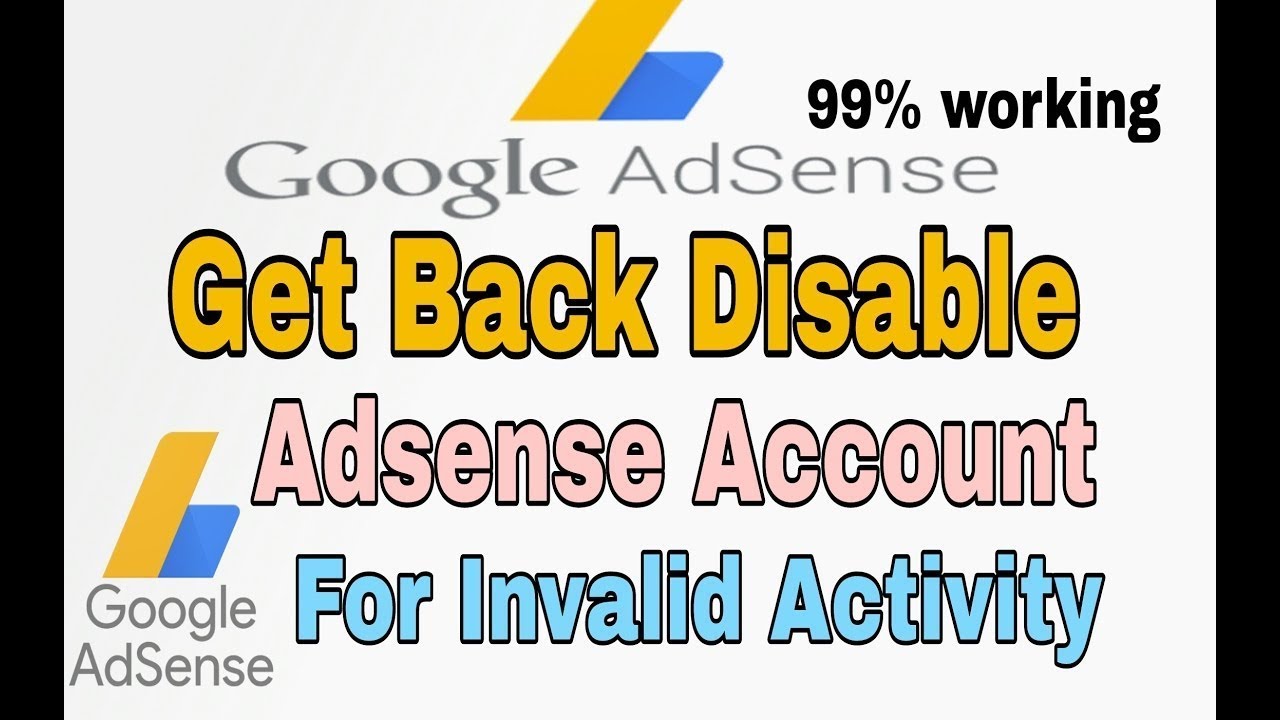 How To Activate Disabled Adsense Account