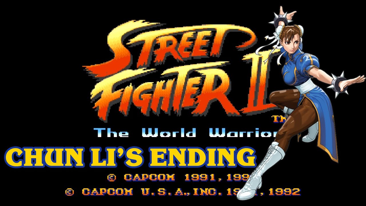 Street Fighter II: The World Warrior Chun Li Ending - Super Nintendo Entertainment System
