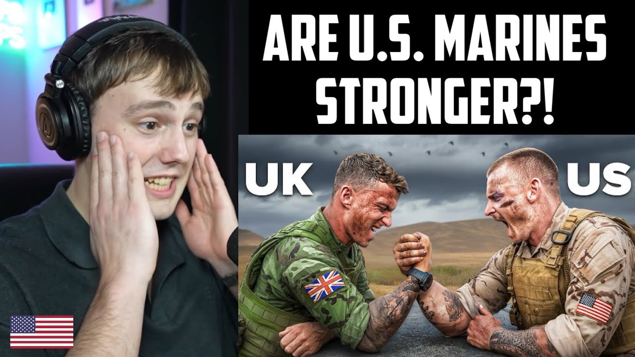 American Reacts to US Marine vs Royal Marine | Who's Fitter?!