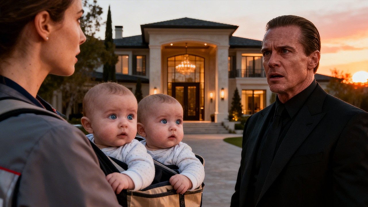 DER MAFIABOSS TRIFFT EINE LIEFERBOTIN MIT ZWILLINGEN — OHNE ZU AHNEN, DASS SIE SEINE KINDER SIND