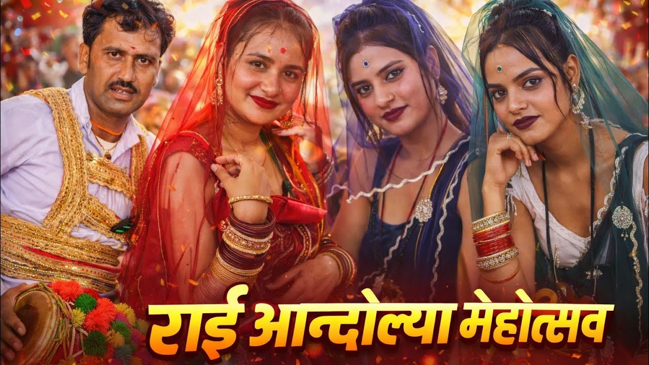 चलो चलिए सखी बृंदावन में रहस्य रचाए !! हरिदास यादव की मुकाबला नृत्य !! आंदोल्या मेला महोत्सव !! 
