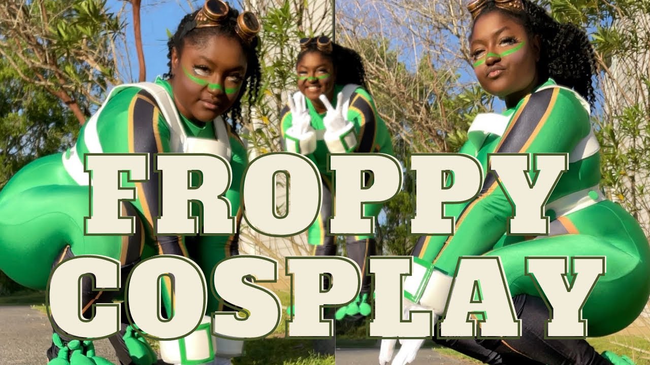 GRWM To COSPLAY: FROPPY! MY HERO ACADEMIA COSPLAY