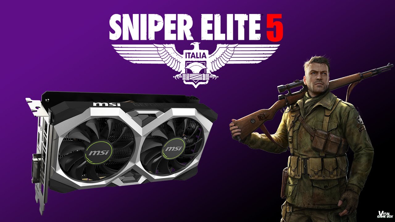 SNIPER ELITE 5 GTX 1650 DDR6 + XEON 1230v2 - SNIPER ELITE 5 PC FRACO