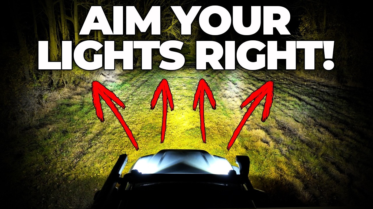 How To Properly Aim Your Off-Road Lighting!