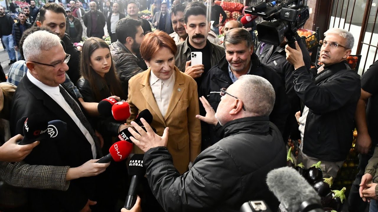 Meral Akşener, Ankara sebze meyve hâli'nde