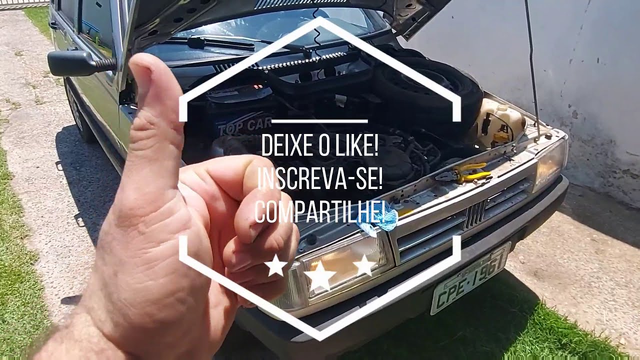 Fiat Uno 1.0 1995 -  Motor Fervendo (Mangueiras Vibrando) Válvula Termostática TRAVADA