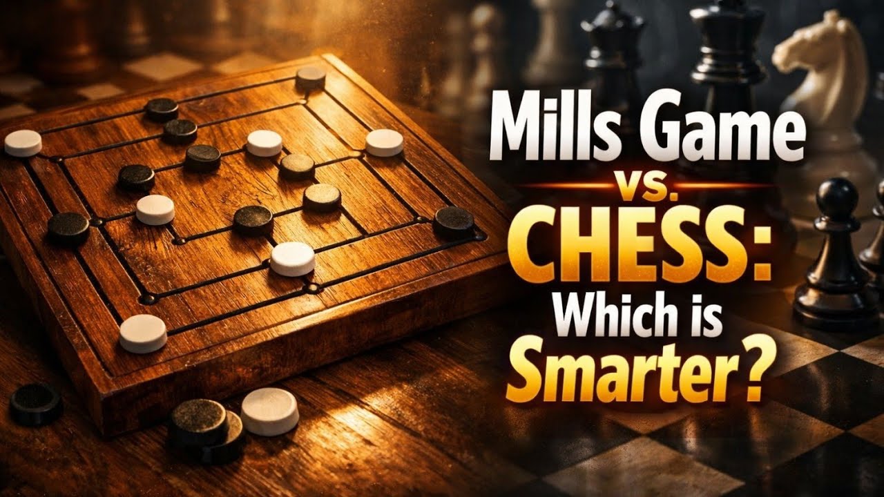 Mills Game vs. Chess: Which is Smarter?