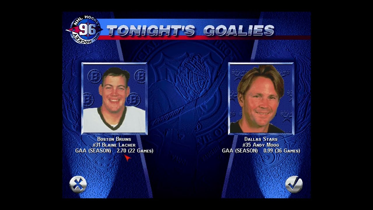 EA Sports NHL '96 - All-star Season 1 Stars Game 37 | Stars Achieve Blow Out vs Bruins in Boston