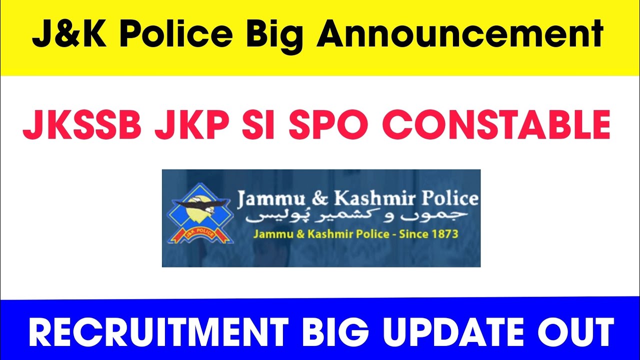 JK Police Big Update Out || J&K Police Online Character Certificate JK Ecop