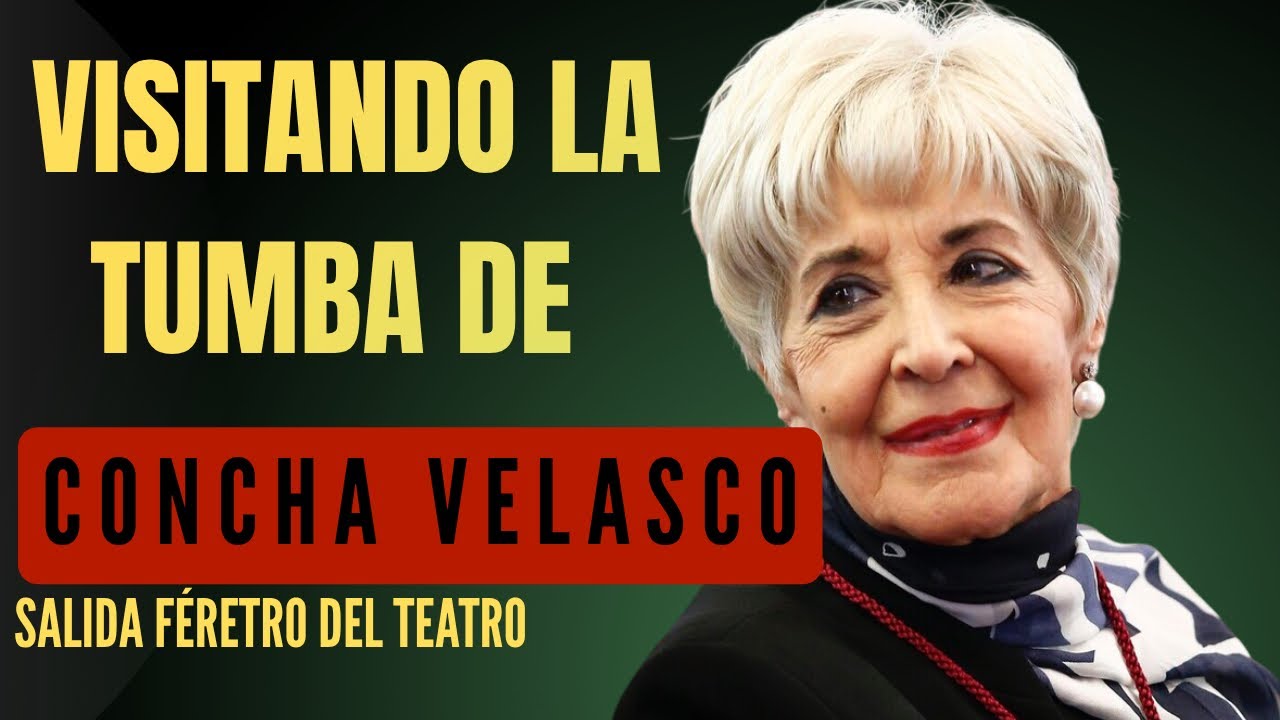 Emocionante salida del féretro de Concha Velasco hacia Valladolid