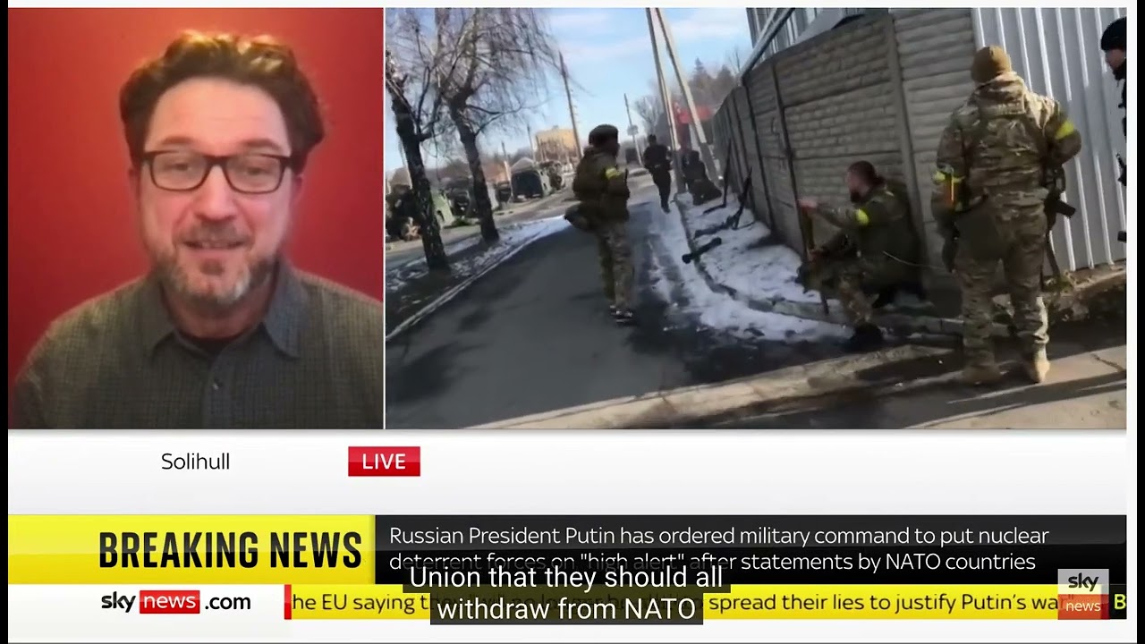 Dr Trevor McCrisken guests on Sky News, Sunday 27 February