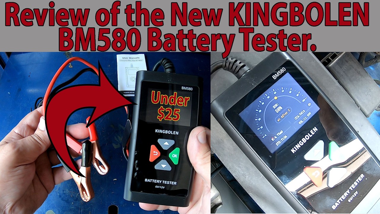 Complete Walkthrough of the NEW KINGBOLEN BM580 Battery Tester.✈️✈️✈️✈️