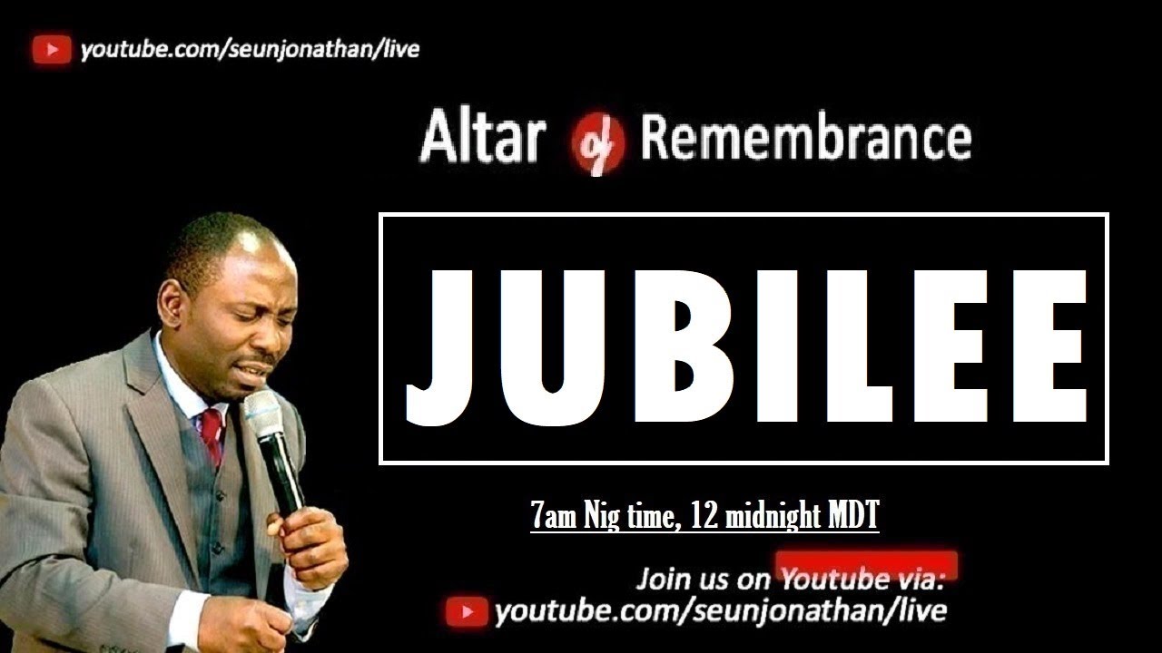 Altar of Remembrance PRAYERS  - JUBILEE