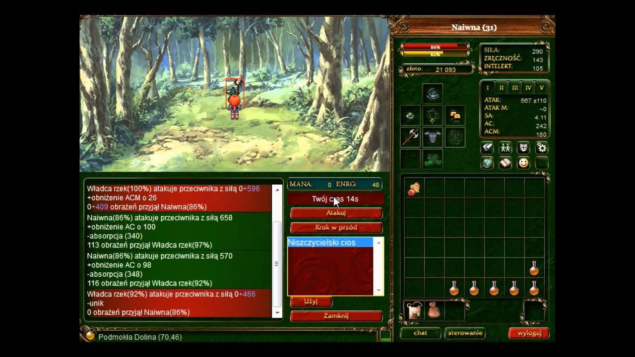 Margonem - Retro ( Mroczny Patryk + Władca rzek + kilka PvP)