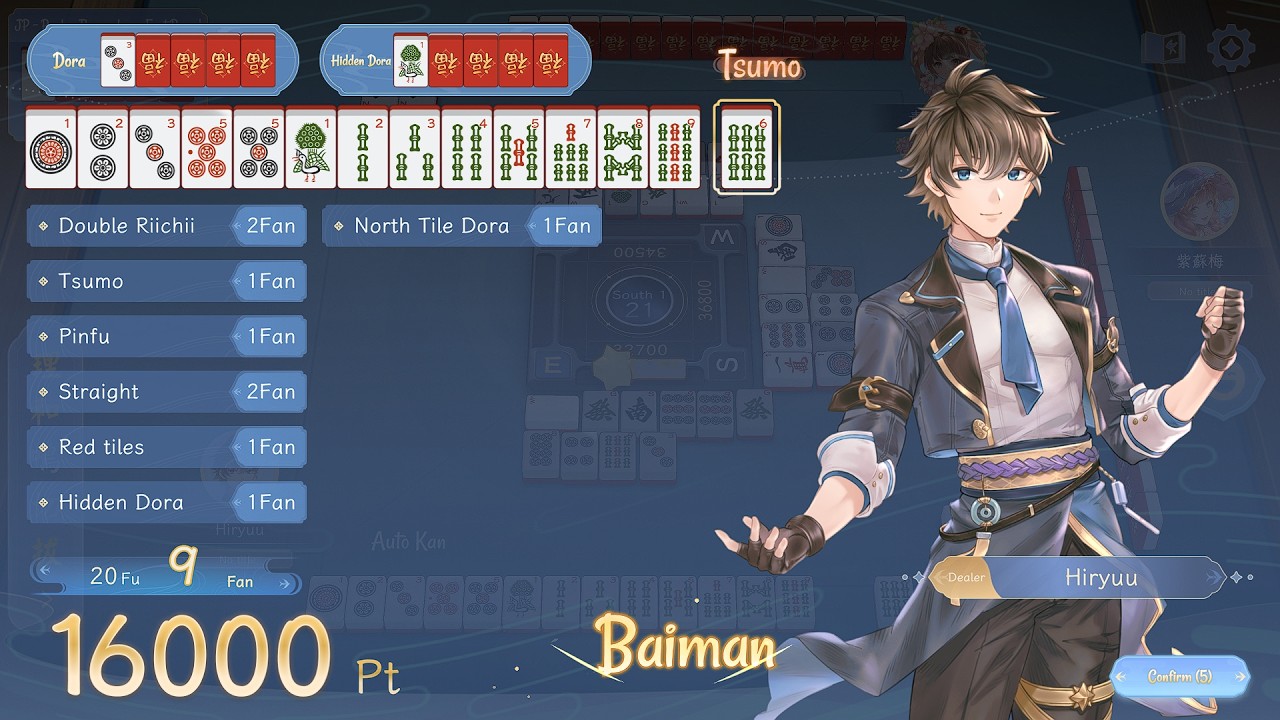Amatsuki Mahjong (3-10-26)