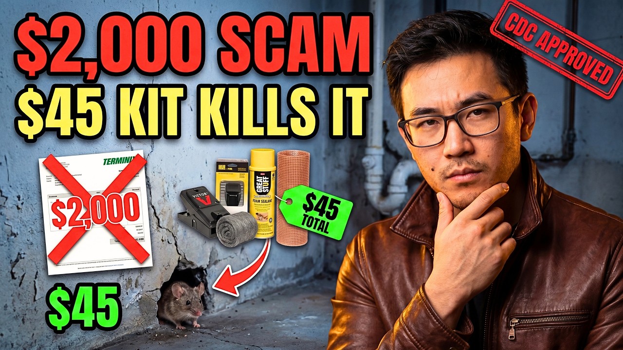 Terminix Charges $2,000 for Rodent Exclusion &mdash; The CDC Publishes the Same Method FREE