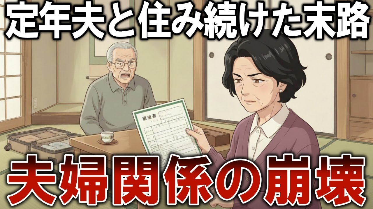 【熟年離婚】「家政婦は今日限り辞職します」旅行鞄を蹴り飛ばした夫に積年の思いを言い放った結果【シニア・朗読・夫・復讐劇】