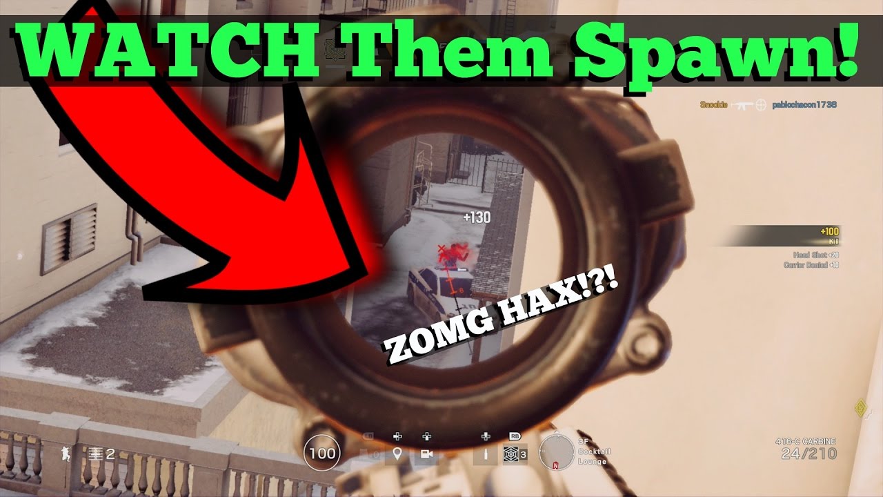 The NEW Way To Spawn Kill - Rainbow Six Siege Velvet Shell - New Spawn Peeking Tactic