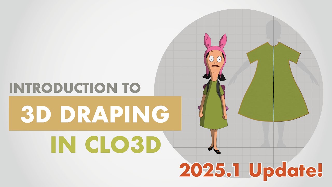 3D Draping (2025.1 Update!) | Louise Dress Tutorial