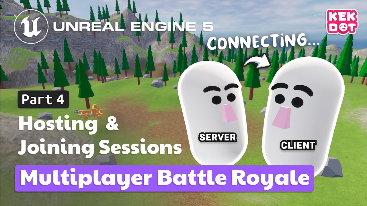 Hosting, Finding and Joining Sessions | 04 | Multiplayer Battle Royale | Tutorial | Unreal Engine 5